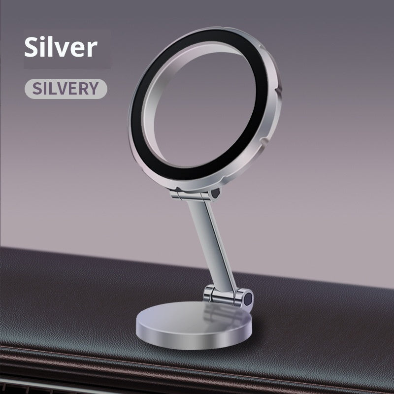 Support magnétique de voiture en alliage Bracket de navigation collapsible