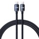 Double câble de données de typec 120W Super charge rapide