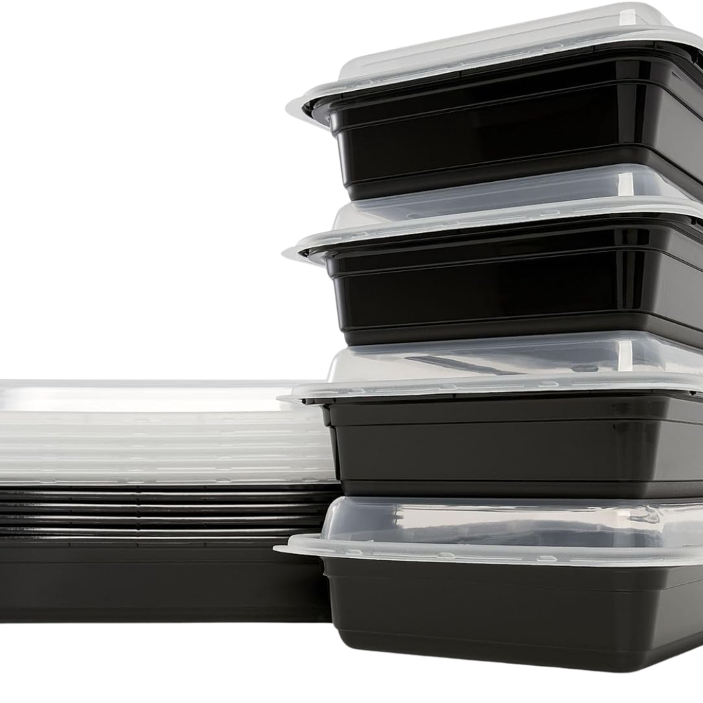 Contenants d'entreposage réutilisables pour aliments 1 Compartiment 28 Oz Contenants de préparation de repas