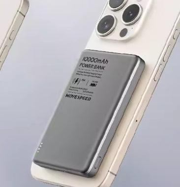 Vitesse 5000 MA Power Bank Ultra-fin transparent