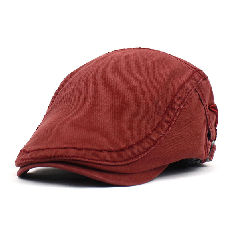 Bouchon casual pour hommes de béret brodé