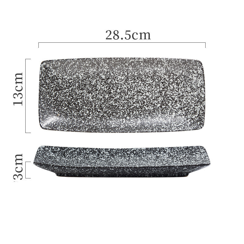 Plaques céramiques japonaises Sushi Dish Tableware Plateau Couverts