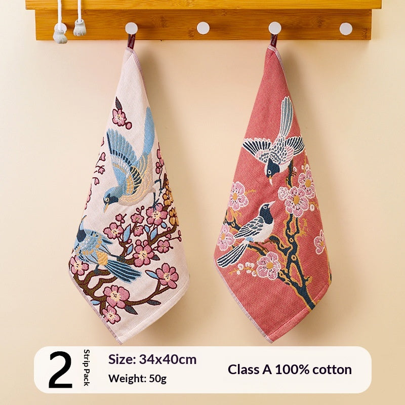Pure Cotton Gauze carré serviette douce absorbante et faite entièrement de coton pour usage domestique