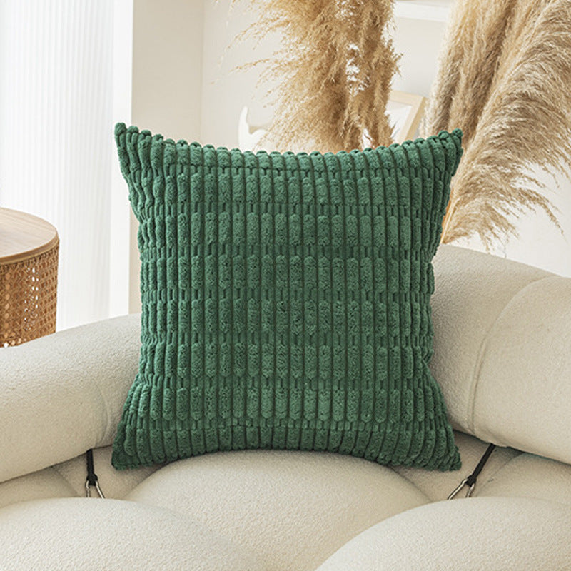 Moderne Minimalist Corduroy Couvercle de coussin de canapé en grain de blé