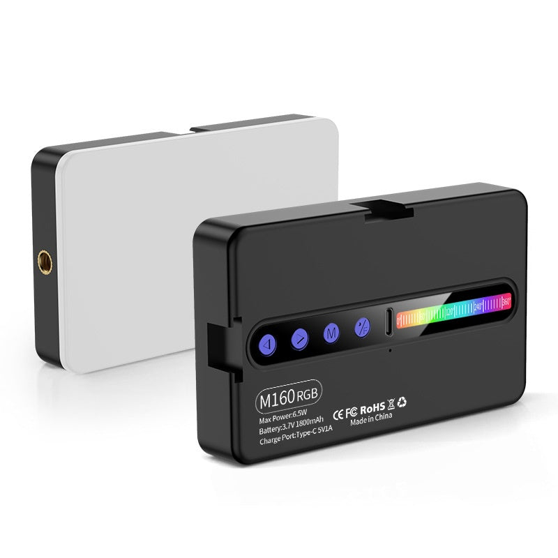 Lampe de remplissage à LED carrée portable pour la prise de vue extérieure avec votre téléphone