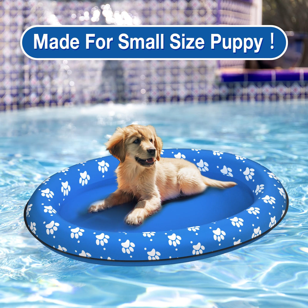 Soft Dog Float Raft for Dogs - Inflatable Dog Pool Float for Summer