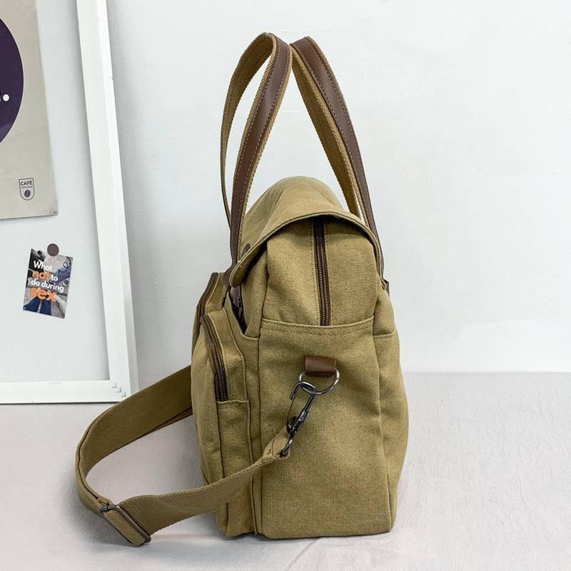 Voyage en plein air Multi-compartiment Grande Capacité Toile Sac de corps pour hommes