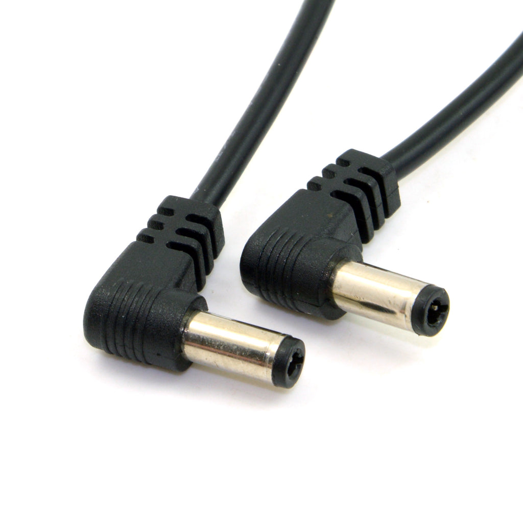 90 Degrees Double Bend DC Power Extension Câble