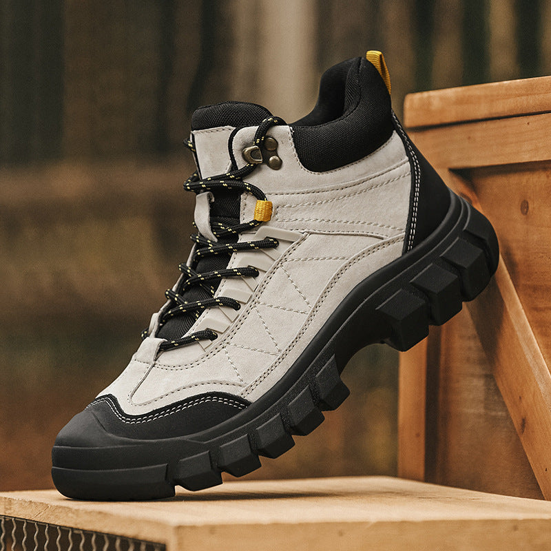 Chaussures Homme Automne Hiver Haut-Haut Randonnée et Bottes d'alpinisme