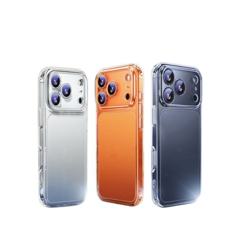 Étui de téléphone tout-en-un transparent résistant à la goutte 2-en-1