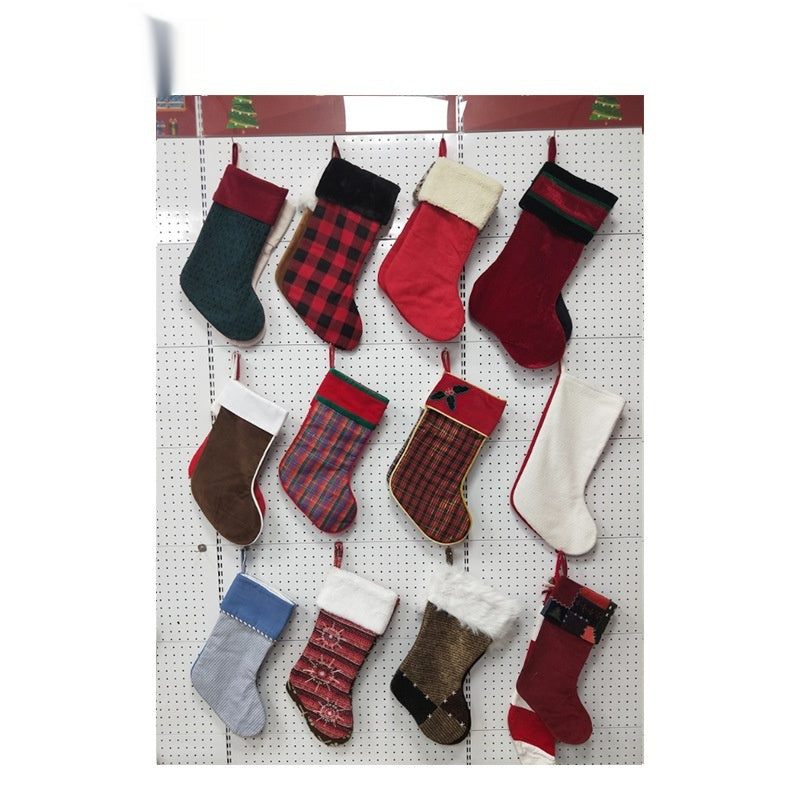 Noël article décoratif le plus vendu haut de gamme Santa Stocking