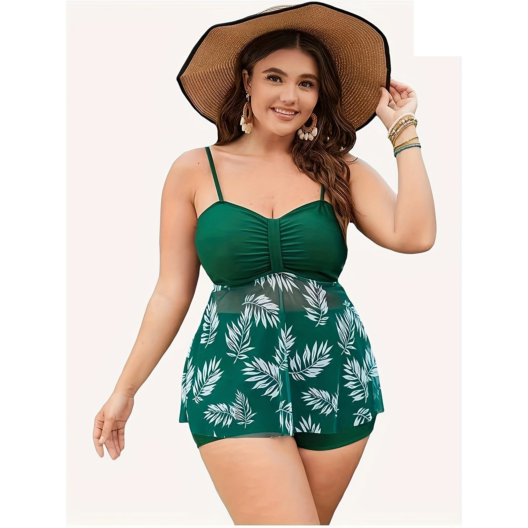 Maillot de bain femme plus taille Modeste Maillot de bain haute taille Bas