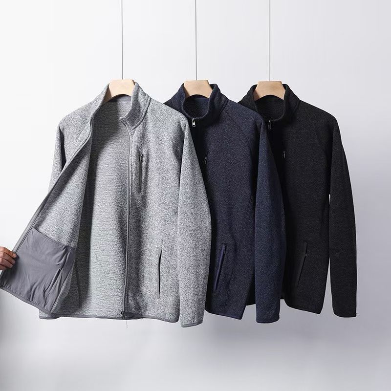 Veste en peluche pour hommes