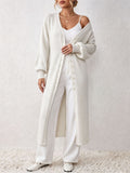 Robe de Cardigan tricotée à la mode