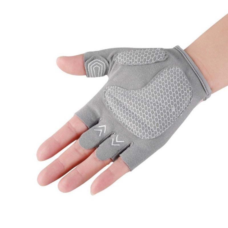 Gants léger respirant demi-doigts pour hommes et femmes idéales pour la randonnée à vélo et Fi
