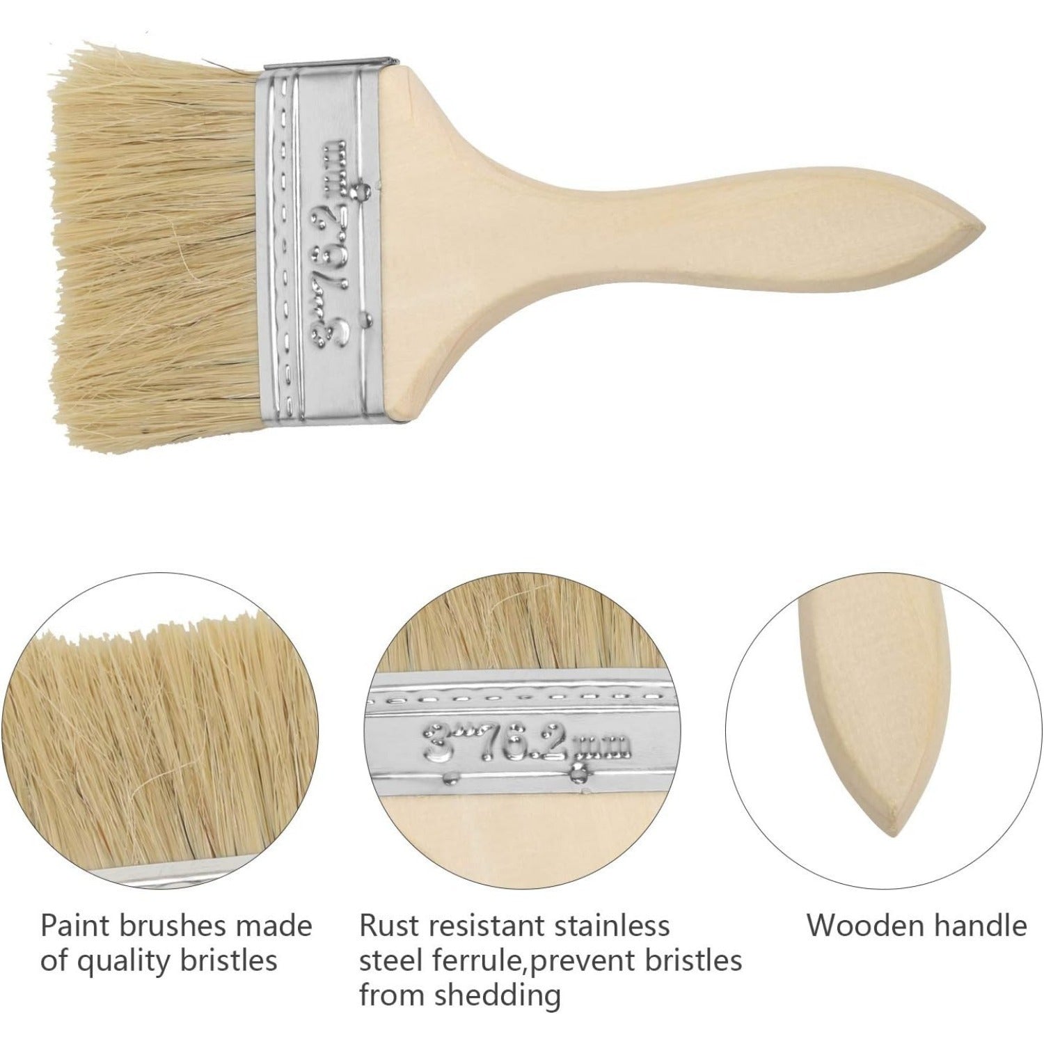 Set de peinture en 16 pièces avec 5 pinceaux (1/5.5/2.5/2.5/3)