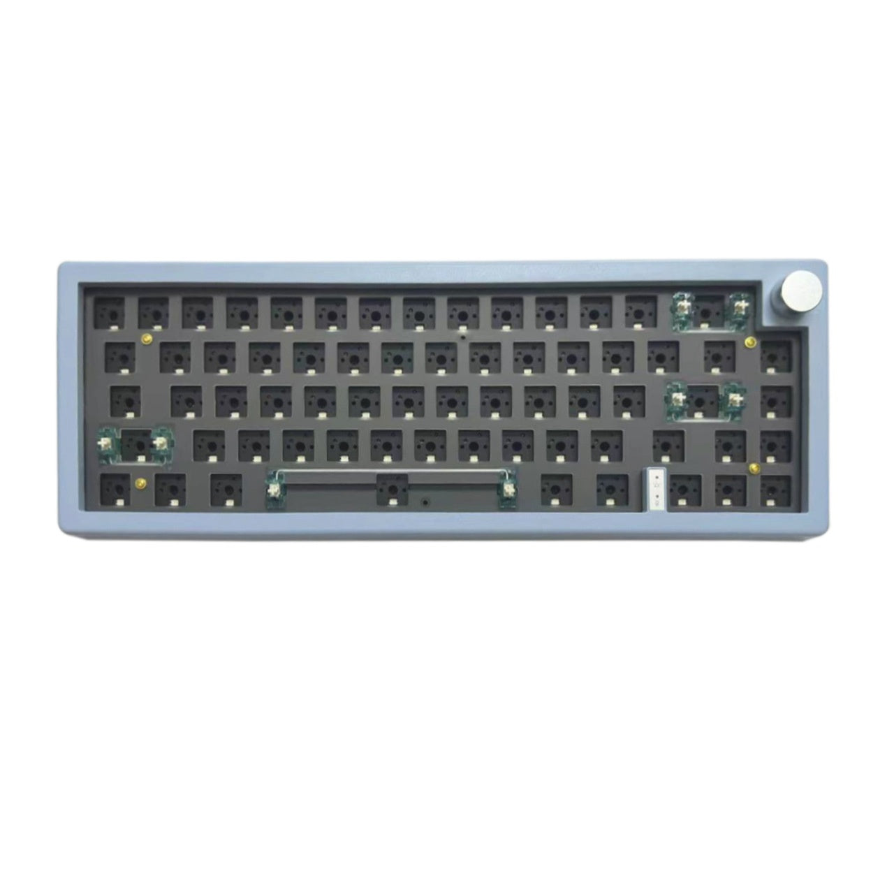Bricolage personnalisé trois modèles avec prise de support de Knob RGB Kit de clavier mécanique rétroéclairé
