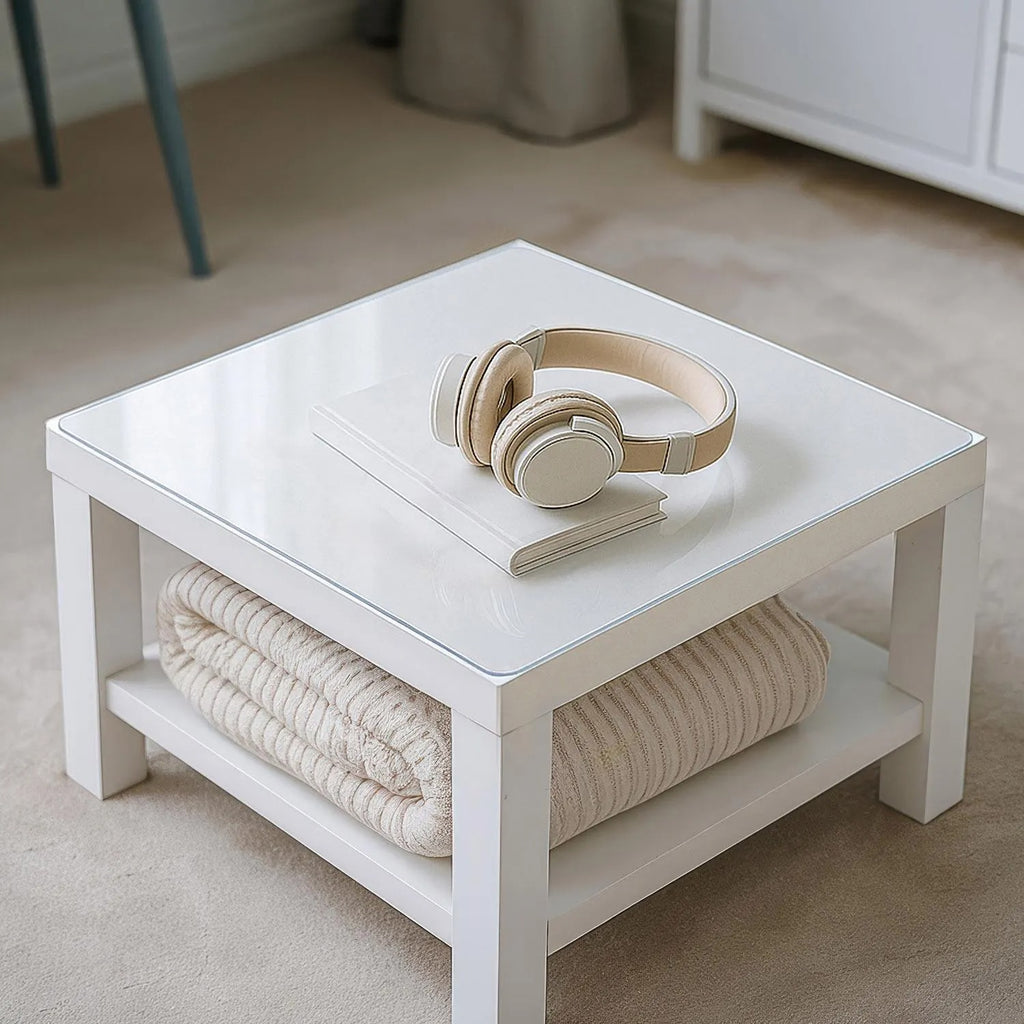 Couverture de table en PVC transparent Protecteur de bureau tapis imperméable Couverture de table pour chambre Dr