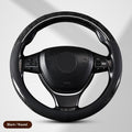 Couverture de volant de voiture Peach Wood Grain All-saison Universal Fit