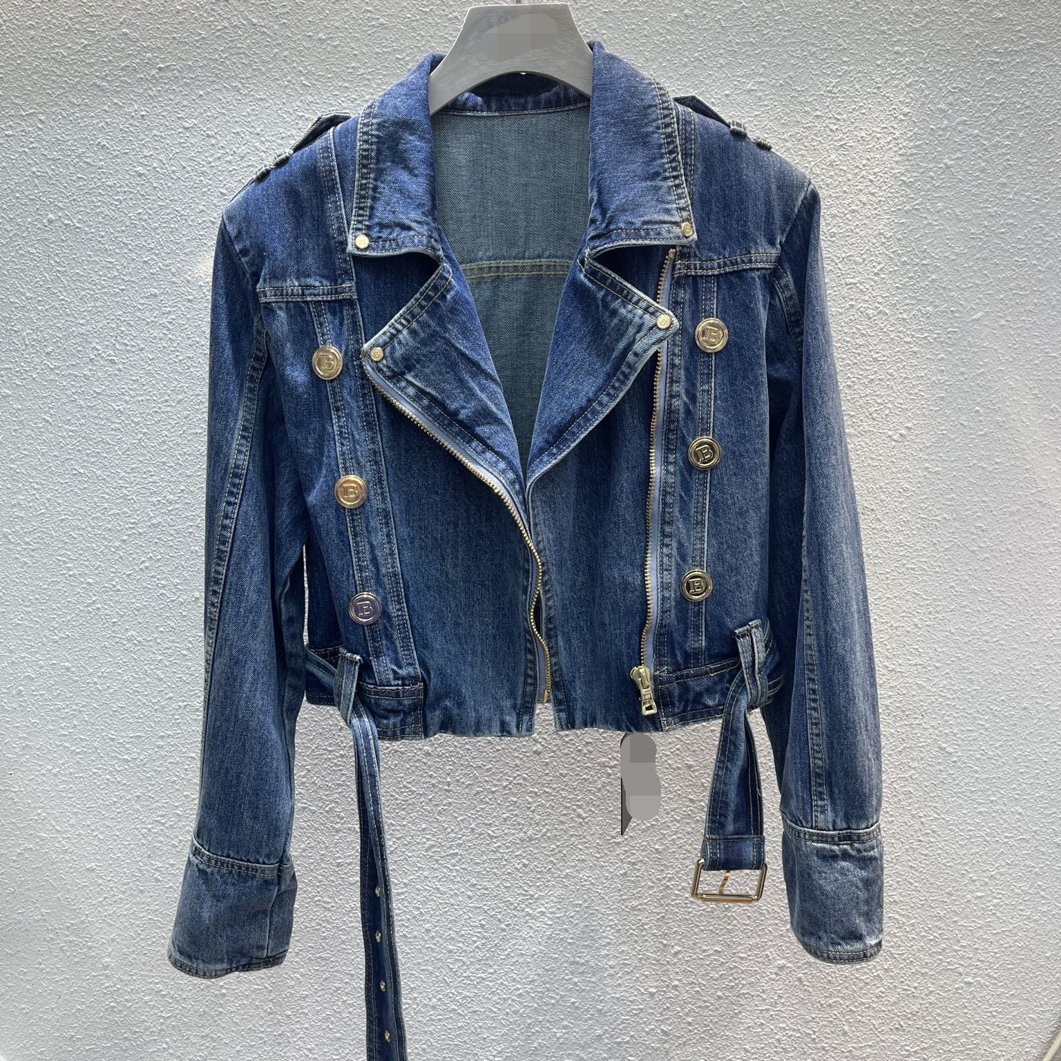 Popular Street Cool Button Denim Coat Style coréen Loose Et Idle Fan Car Top