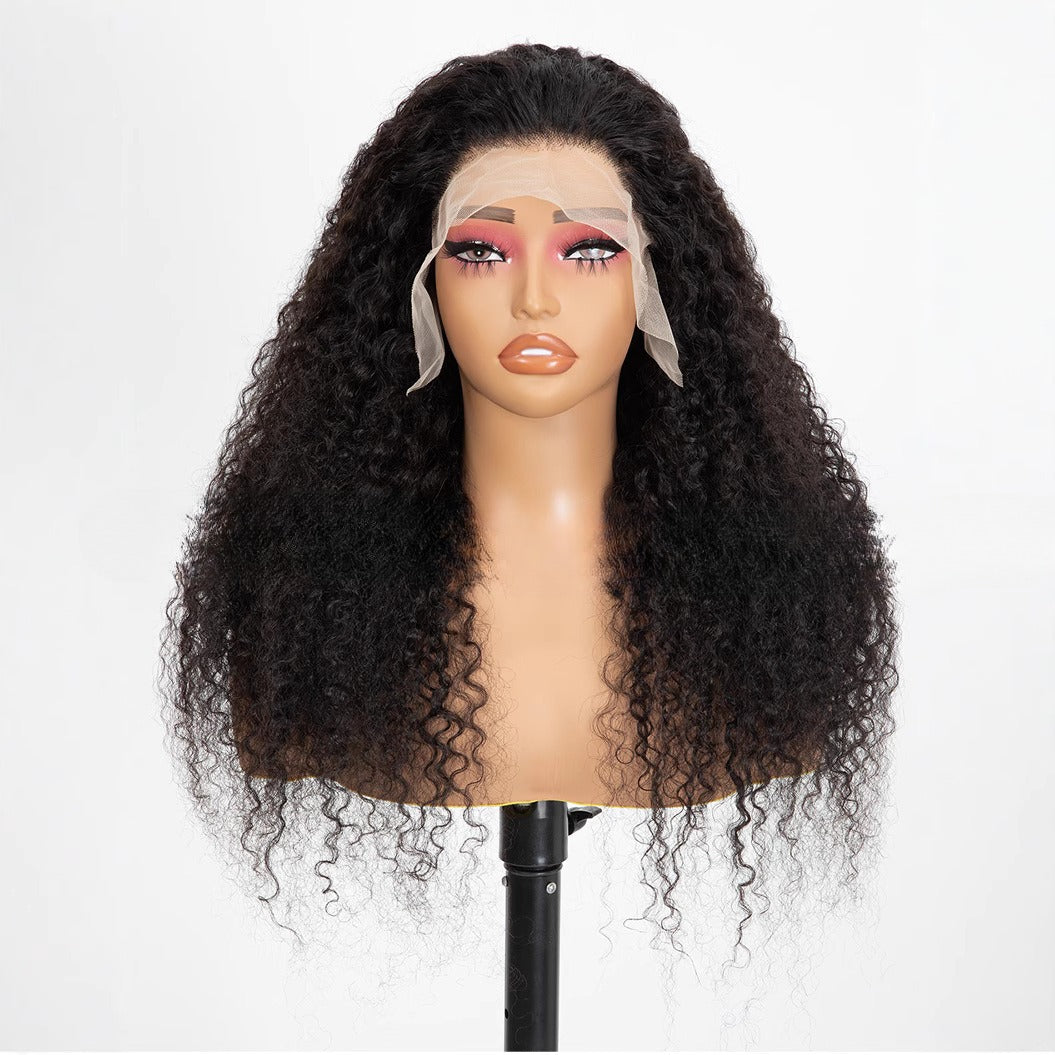 Perruque en face de dentelle avec de petits curls