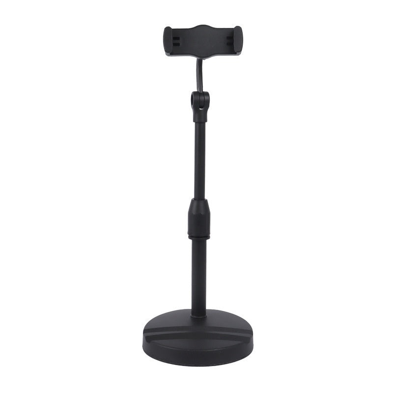 Support de téléphone de bureau avec hauteur réglable et base circulaire rétractable