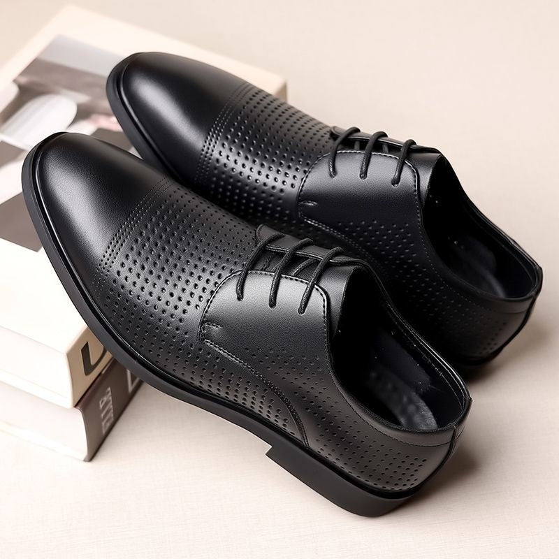 Chaussures en cuir tendance casual homme avec des semelles douces