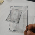 Cartes à jouer en plastique PET à haute transparence avec carte de centrage