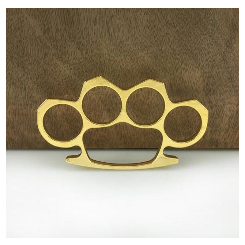 2pcs Titanium acier laiton Knuckles en laiton multifonction