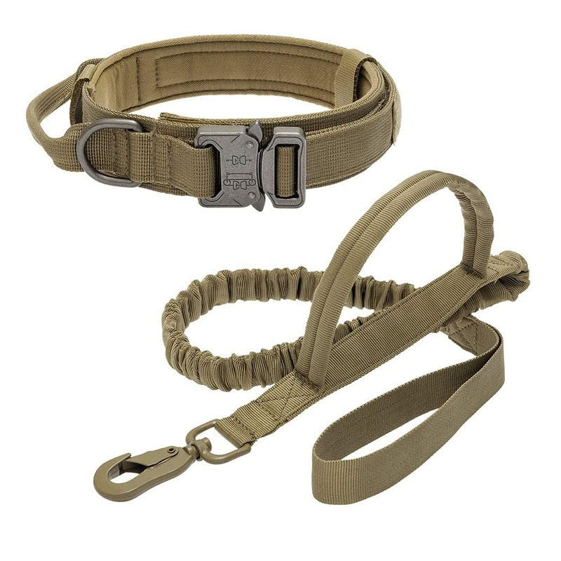Collier de chien de chien Nylon Entraînement militaire extérieur Collier réglable