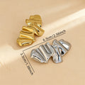 European And American Creative Pleed Light-luxury High-end Glossy Metal Brooch