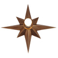 Léger plafond en cuivre massif de style américain en trois dimensions Étoile Craftwork
