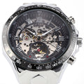 Personnalité homme All-steel Hollow Montre mécanique automatique