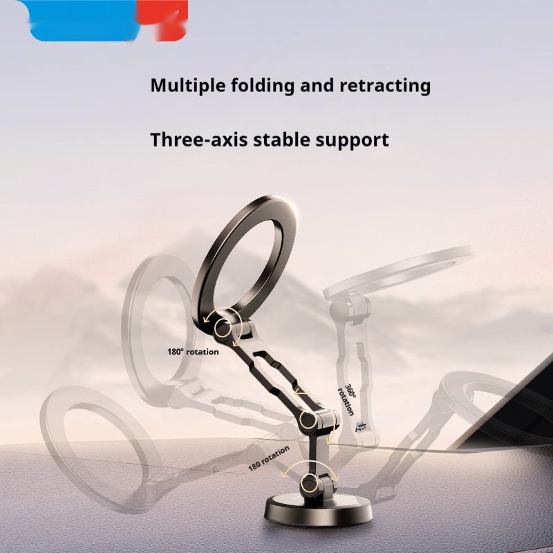 Car magnétique pliable métallique à bord
