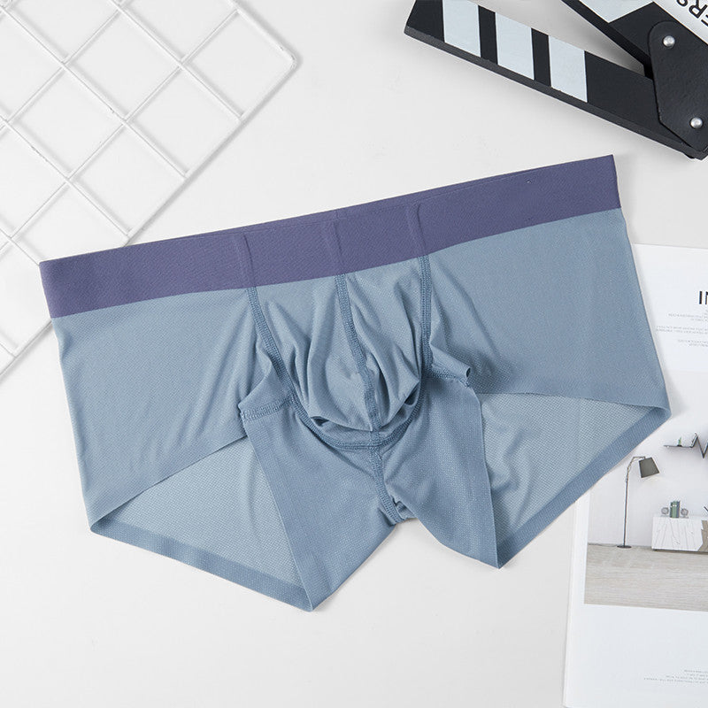 Sous-vêtements en soie de glace pour hommes été