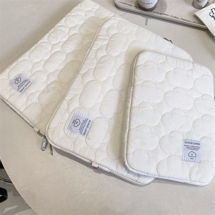 Carnet de notes Cute Cloud Broderie Ipad Tablet PC Sac