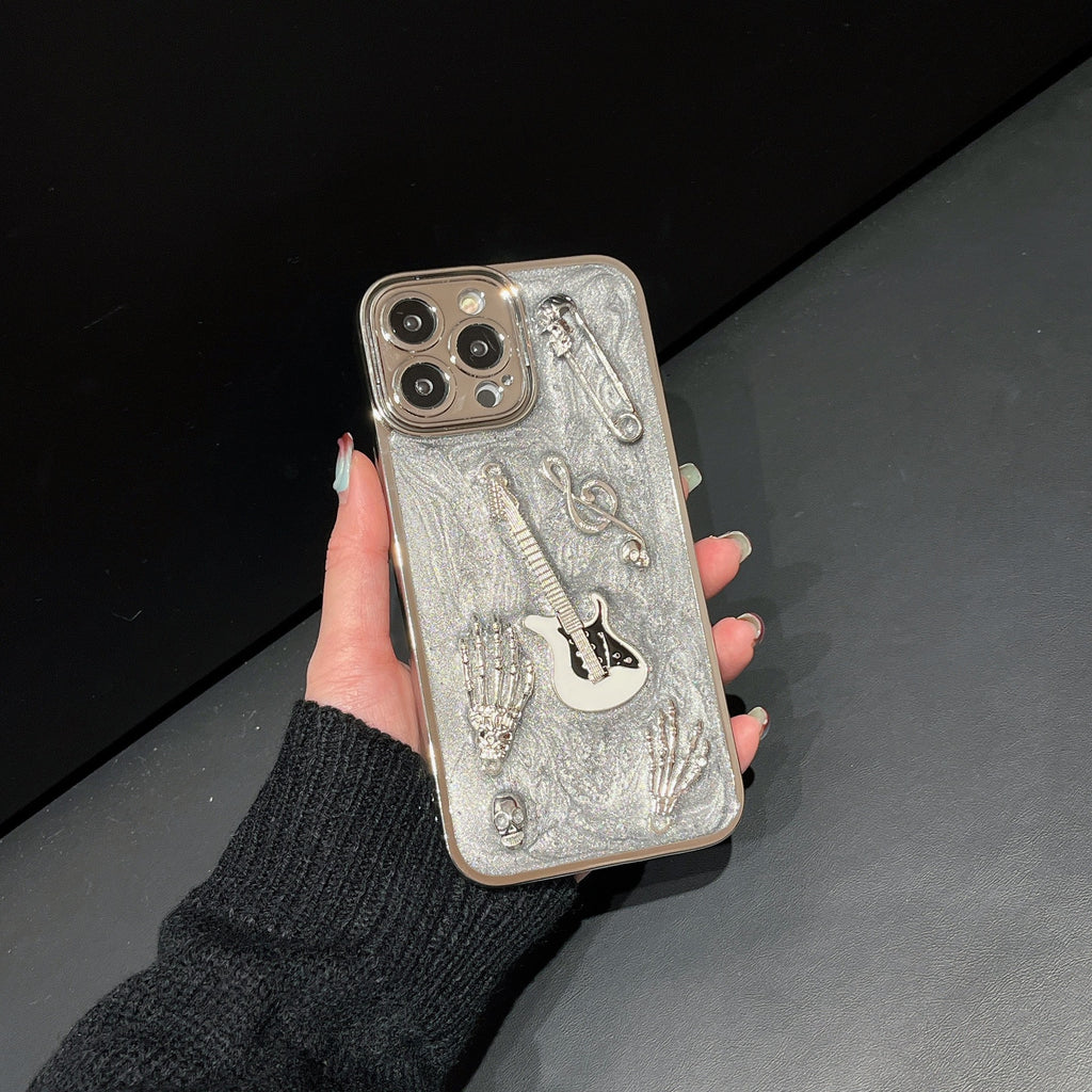 Coffret téléphonique de protection pour guitare en métal Cement Gray
