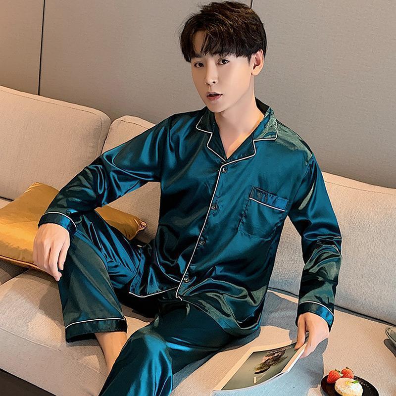Mode homme Grande taille Pyjama en soie