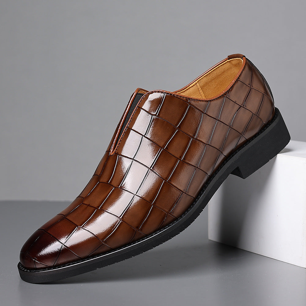 Pattern en pierre Casual Hommes Chaussures en cuir mode Et respirant