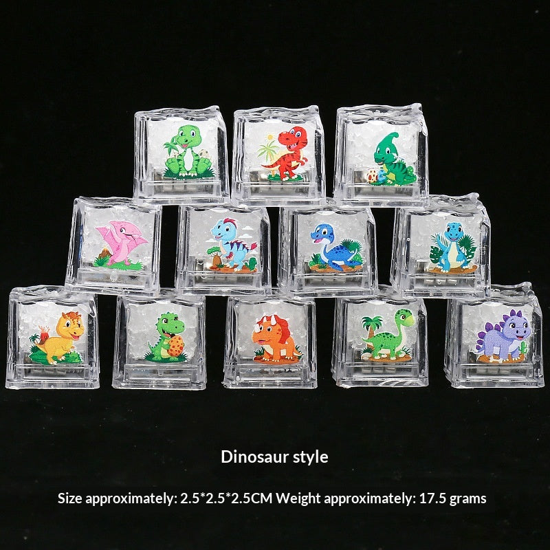 LED Colorful Sensing Flashing Ice Cube lumière