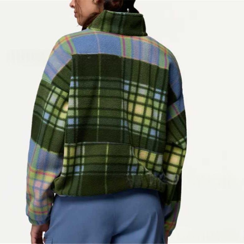 Sweat-shirt à manches longues pour femmes en cuir souple