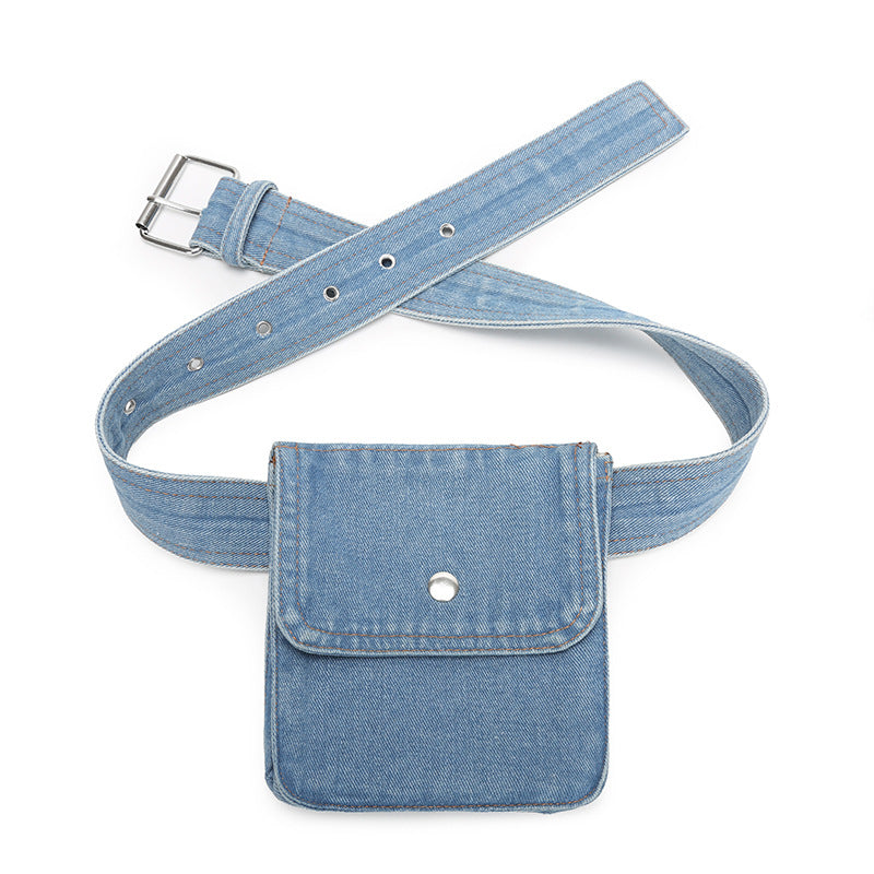 Sac multi-fonctionnel de corps d'épaule denim