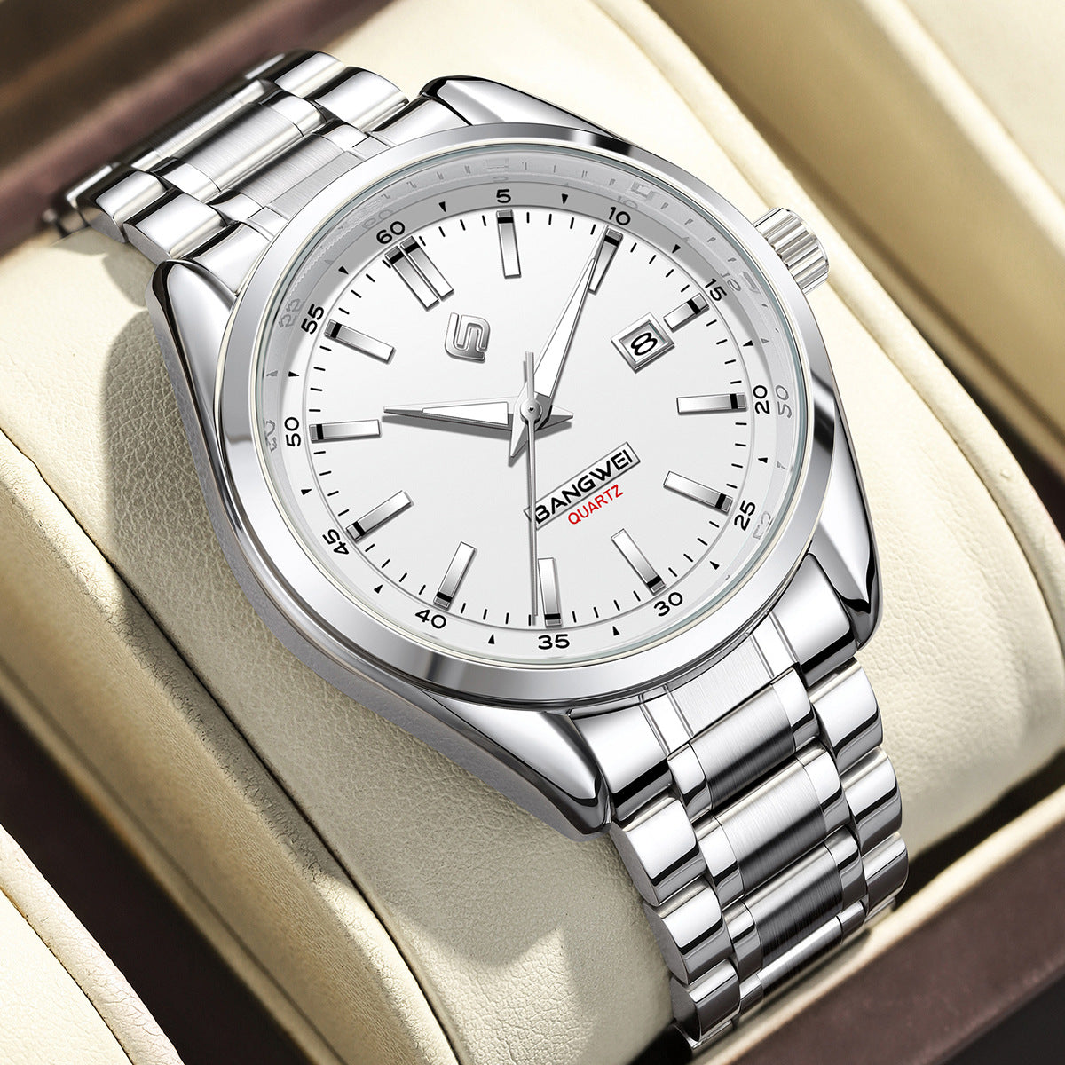 Montre Quartz Imperméable Lumineuse Homme Simple