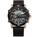Montre extérieure multi-doubles pour hommes