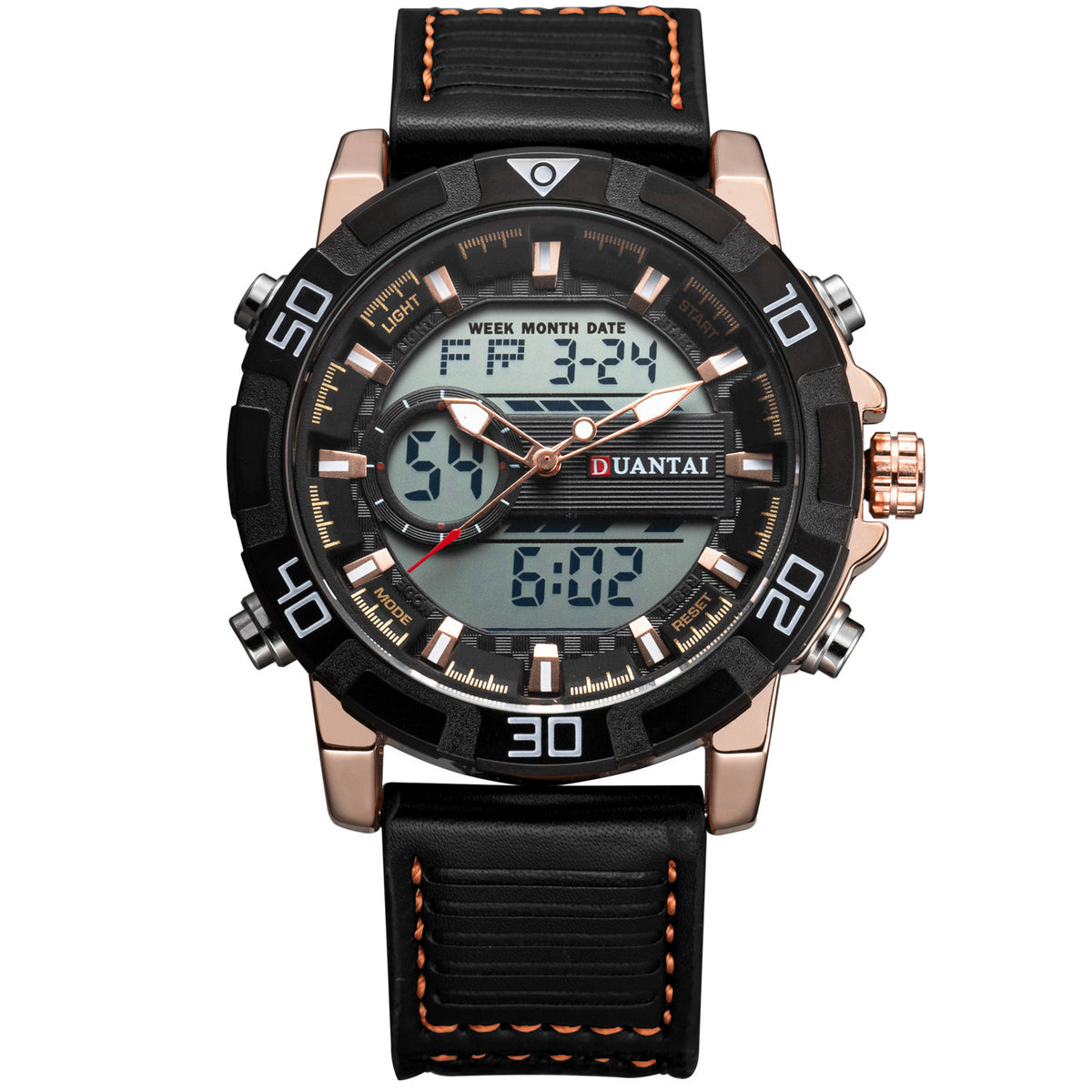 Montre extérieure multi-doubles pour hommes