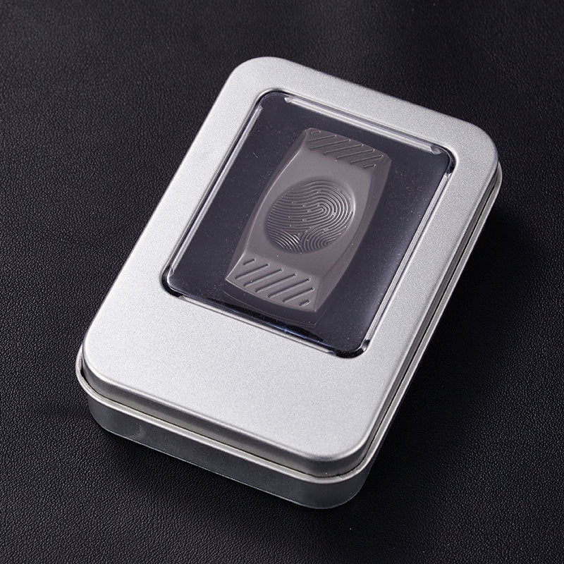 Décompression Toy Fingertip Gyro Push Card Magnétique Snap Coin