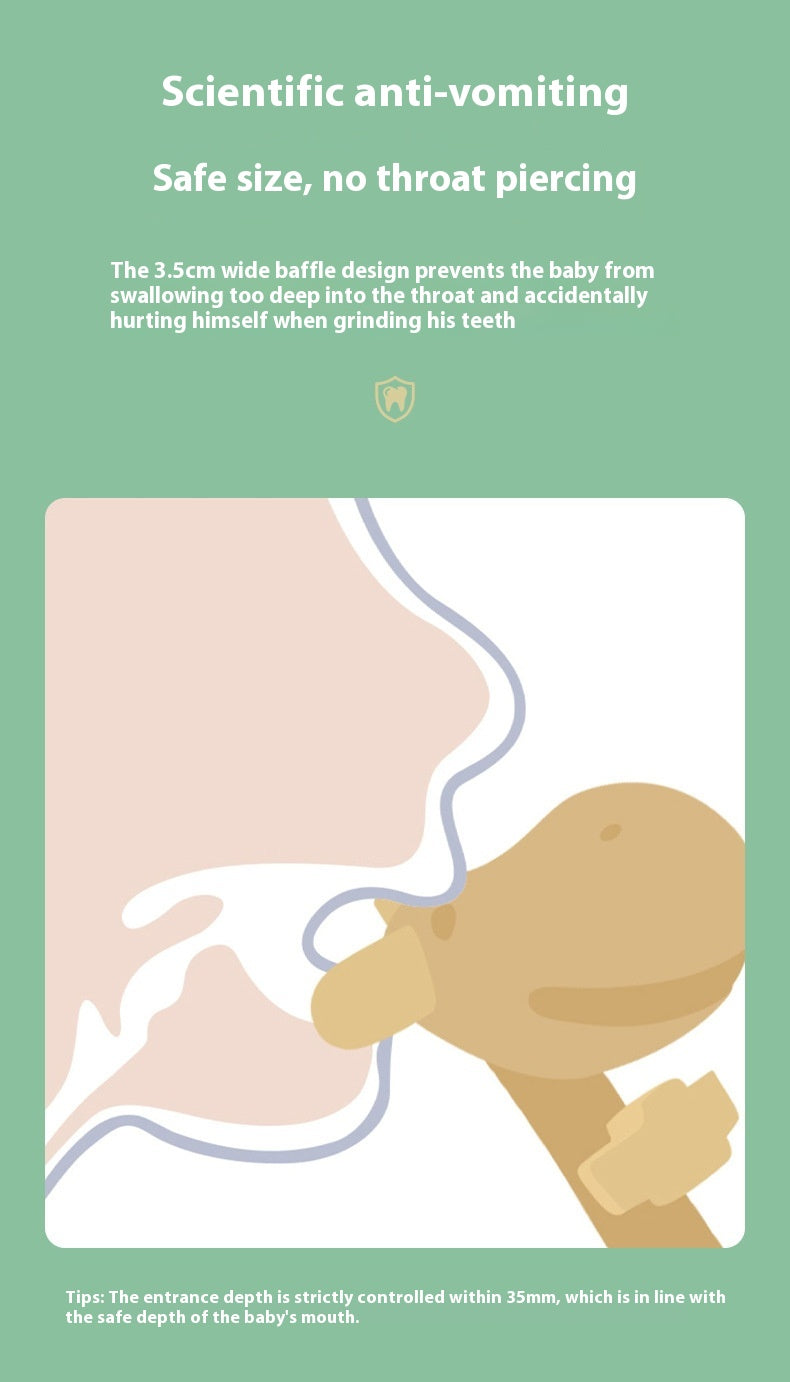 Bébé liquide Giraffe Teether Safe Silicone Nano Molar Rod