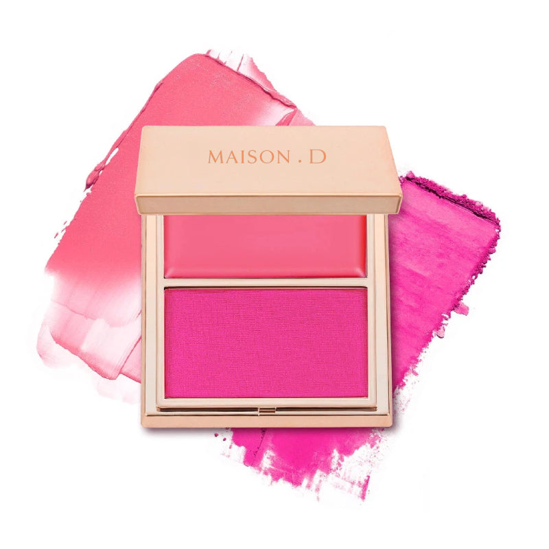 MAISON D Crème à double prise et poudre Blush Duo