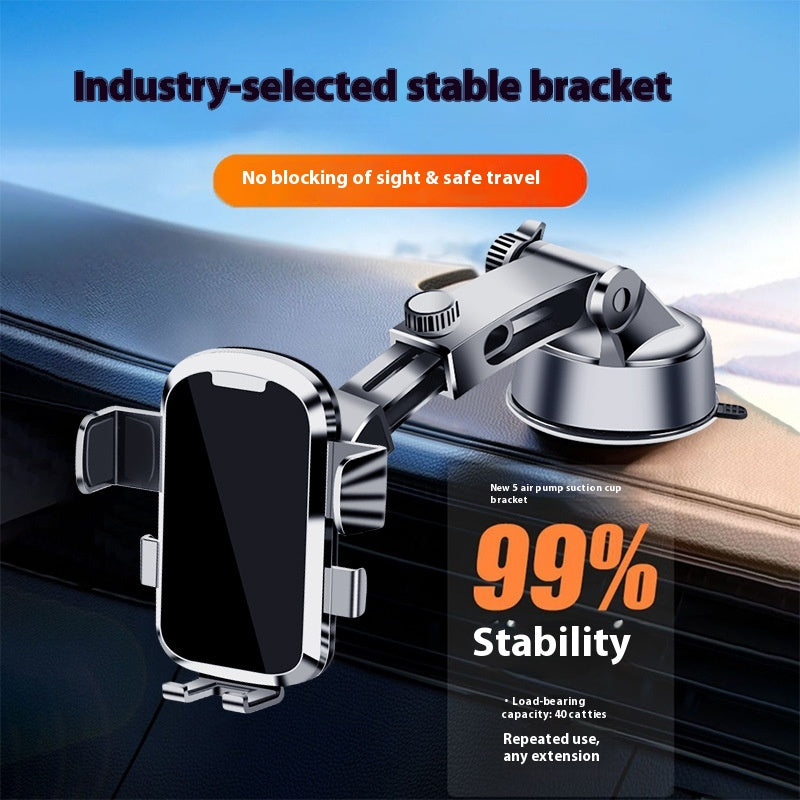 Support de téléphone de voiture à ventouse rétractable