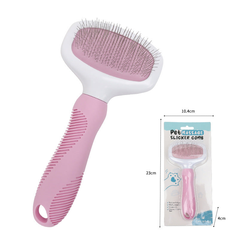 Démanchement de chat et démêlant peigne chien de toilettage et outil de nettoyage